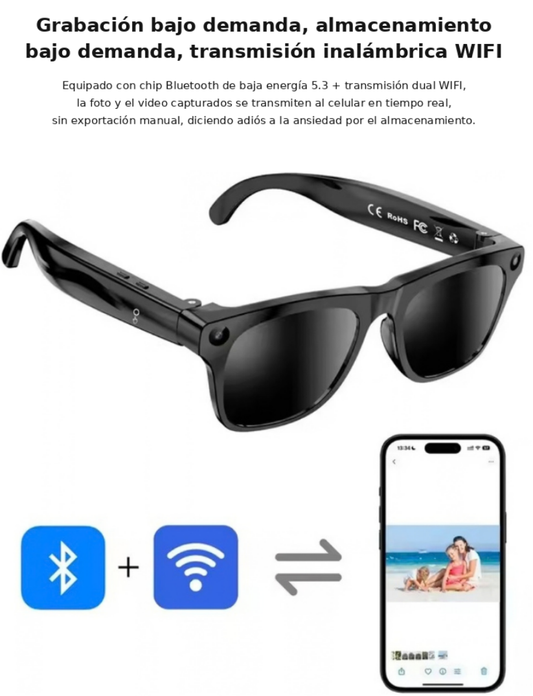 Transferencia inalámbrica por Bluetooth y WiFi